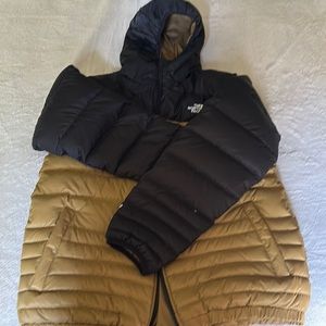 The North Reversible puffer jacket-rto British Khaki